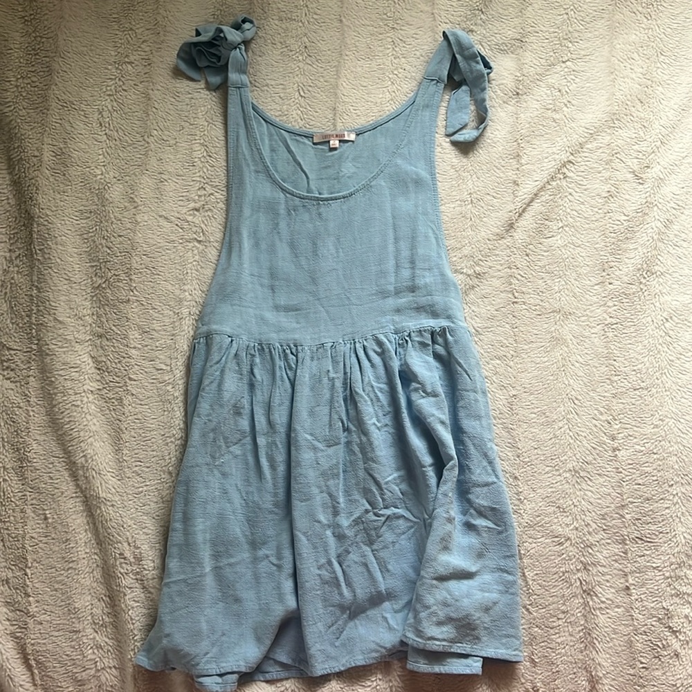 BLUE BABYDOLL DRESS